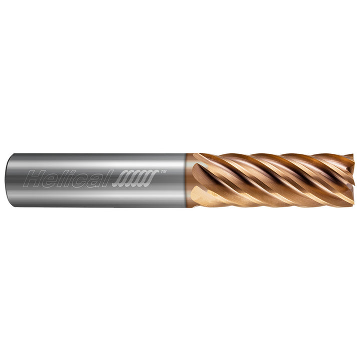 1/2" 7-Flute Solid Carbide Square End Mill, Tplus - Helical Solutions 81940