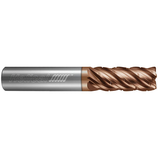 1/2" 6-Flute Solid Carbide Corner Radius End Mill, Tplus - Helical Solutions 59933