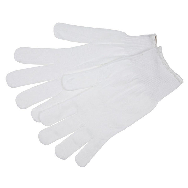 X-Small White Nylon General Purpose Gloves - MCR Safety 9633XSM