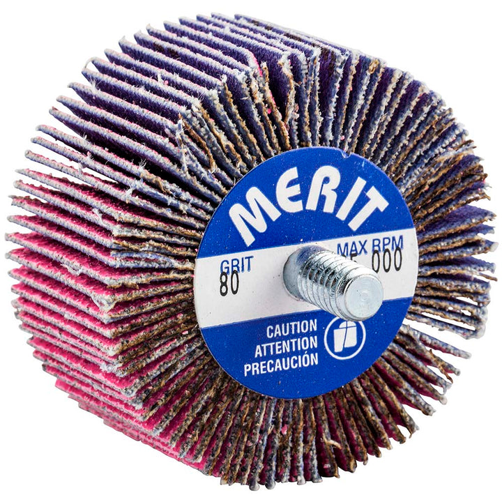 2" 80-Grit Ceramic Alumina Flap Wheel - Merit Abrasives 69957339735