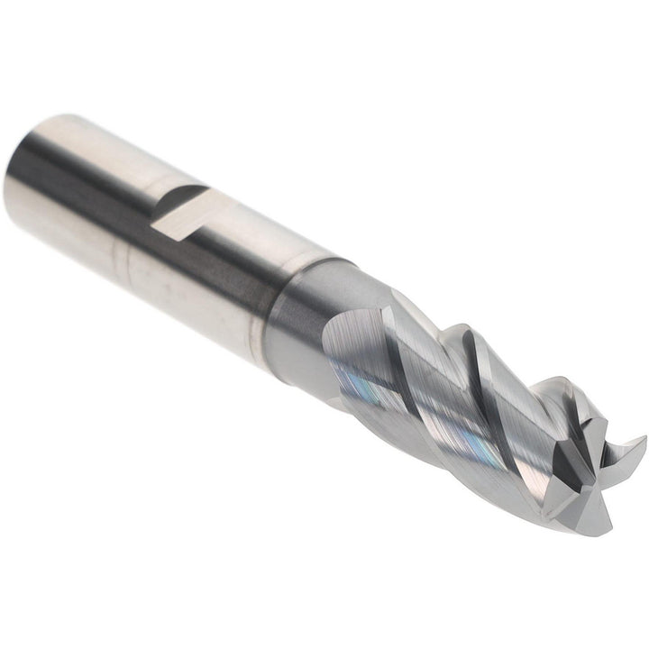 3/4" 4-Flute Solid Carbide Corner Radius End Mill, AlCrTiN - Accupro 95172633