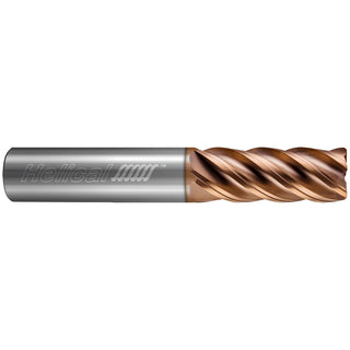 3/8" 3-Flute Solid Carbide Corner Radius End Mill - Helical Solutions 82005
