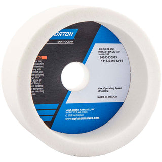 4 x 3/8" 80-Grit Aluminum Oxide Grinding & Cutoff Wheel - Norton 66243530523