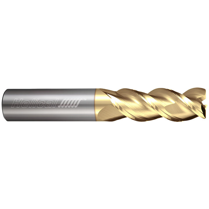 1/2" 3-Flute Solid Carbide Corner Radius End Mill, Zplus - Helical Solutions 48421