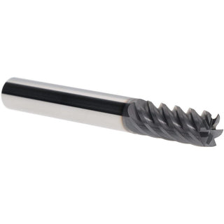 3/8" 6-Flute Solid Carbide Square End Mill, TiAlN - Iscar 5621957