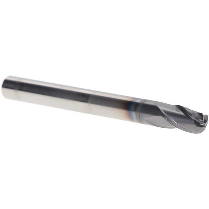 0.1880" 3-Flute Solid Carbide Ball End Mill, TiAlN - Iscar 5620981