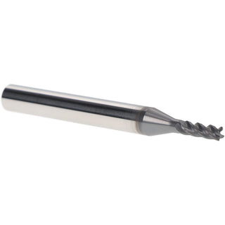 0.1181" 4-Flute Solid Carbide Corner Radius & Corner Chamfer End Mill, AlTiN - Iscar 5622639