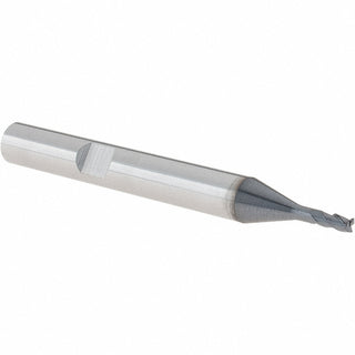 0.0787" 3-Flute Solid Carbide Corner Radius & Corner Chamfer End Mill, AlTiN - Iscar 5620528