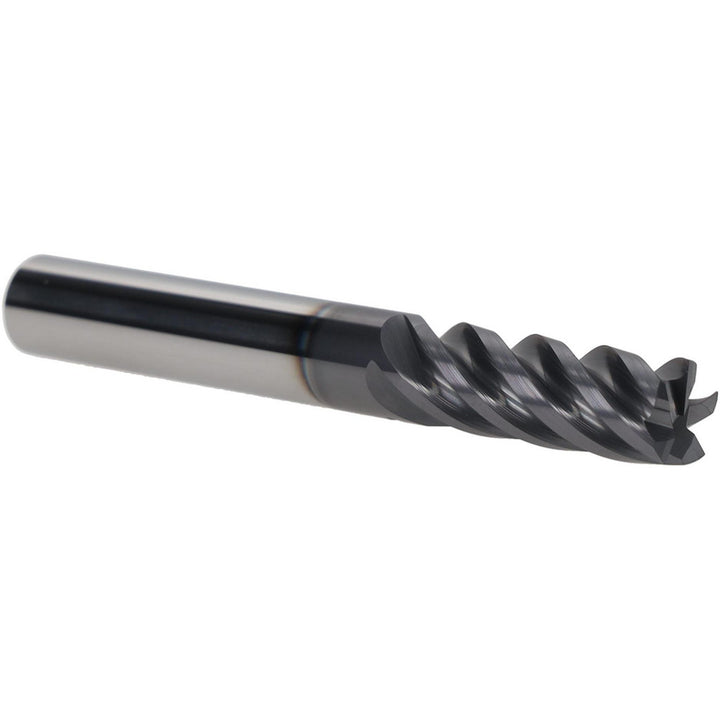 3/8" 5-Flute Solid Carbide Corner Radius & Corner Chamfer End Mill, AlTiN - Iscar 5623207