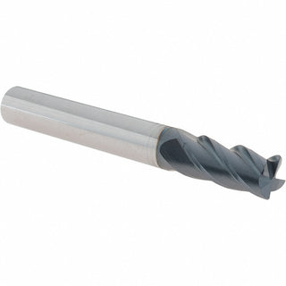 3/8" 4-Flute Solid Carbide Corner Radius End Mill, AlTiN - Iscar 5621258