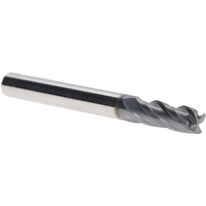 1/4" 4-Flute Solid Carbide Square End Mill, TiAlN - Iscar 5620904