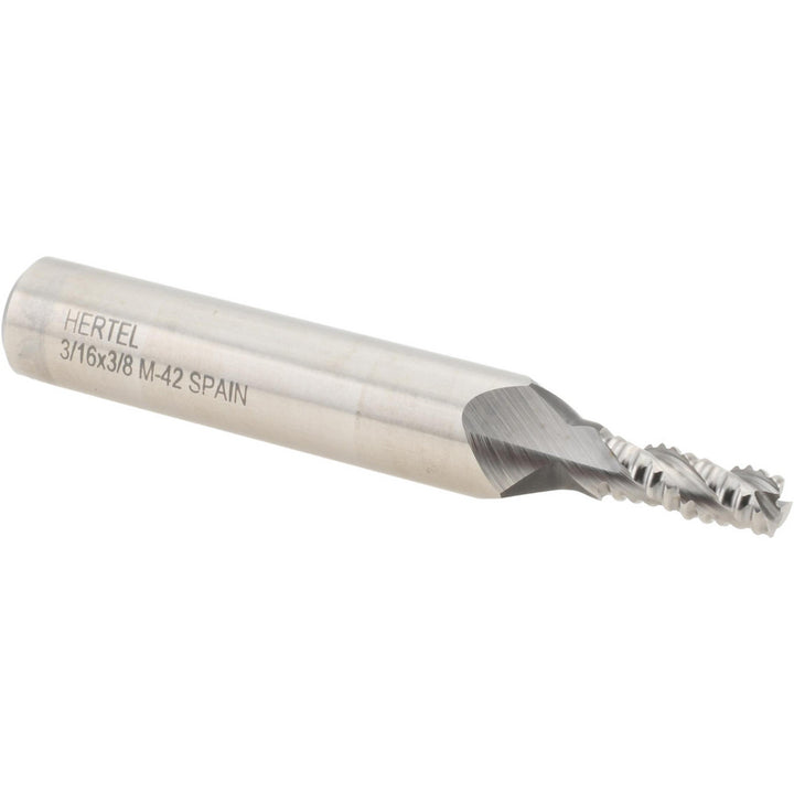 0.1875" 3-Flute Cobalt Roughing End Mill - Hertel 91192492
