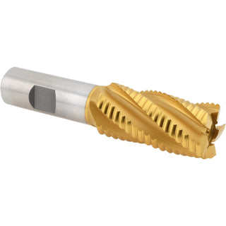 1" 5-Flute Cobalt Roughing End Mill, TiN - Hertel 91192732