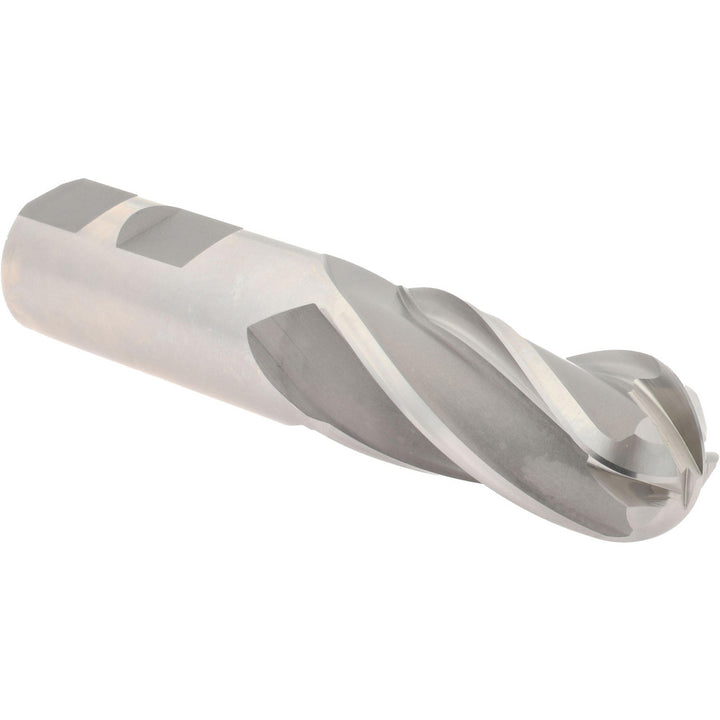 7/8" 4-Flute Cobalt Ball End Mill - Hertel E2020056