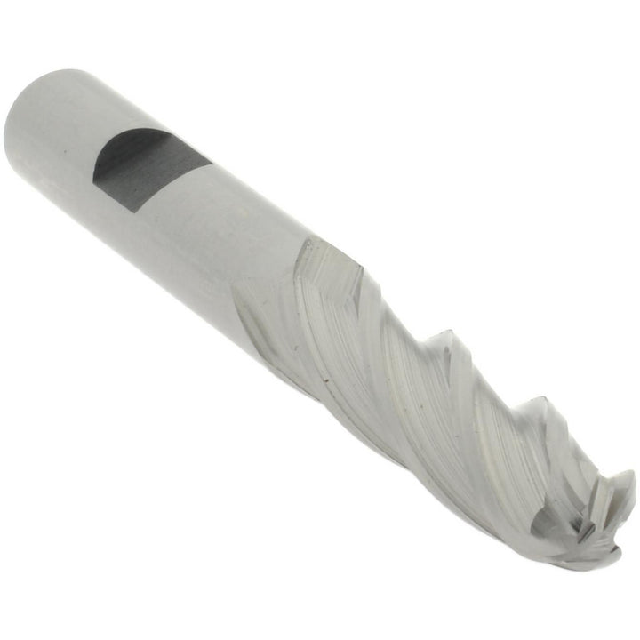 3/8" 4-Flute Cobalt Ball End Mill - Hertel E2021024