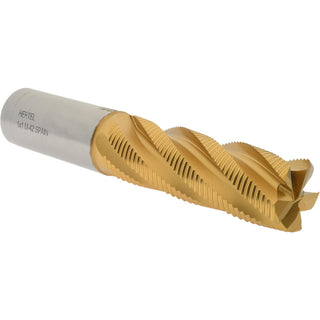 1.0000" 5-Flute Cobalt Single End Mill, TiN - Hertel 91197087