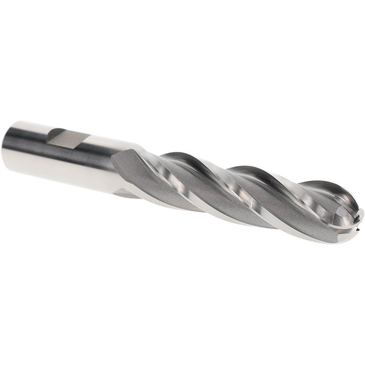 3/4" 4-Flute High Speed Steel Ball End Mill - Hertel GG021048