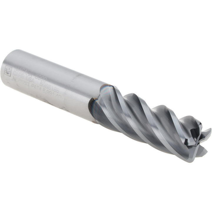 1/2" 5-Flute Solid Carbide Corner Radius End Mill, AlCrN - Seco 17004328