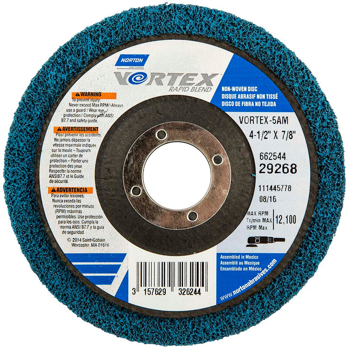 4-1/2" Aluminum Oxide Deburring Wheels Disc - Norton 66254429268