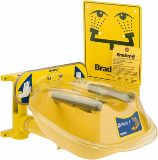 Yellow Eye Wash Station - Bradley S19224PDCFW