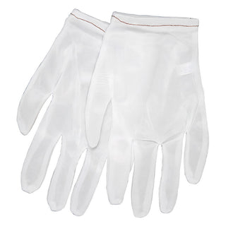 Medium White; Red Nylon General Purpose Gloves - MCR Safety 8700M