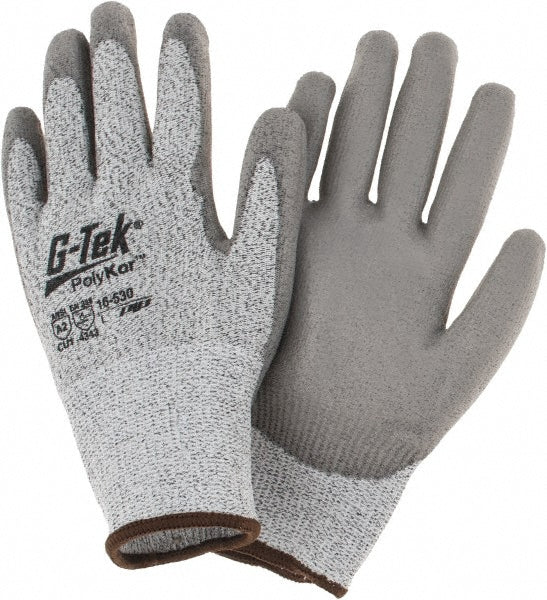 Large Salt & Pepper PolyKor Cut, Puncture & Abrasion-Resistant Gloves - PIP 16-530/L