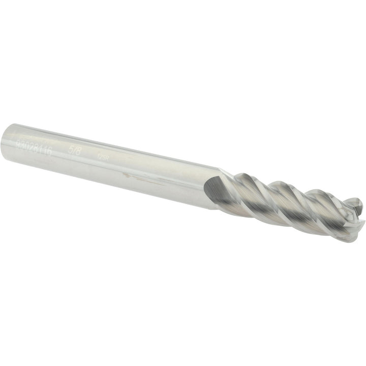 5/8" 4-Flute Solid Carbide Corner Radius End Mill - Accupro 12183584