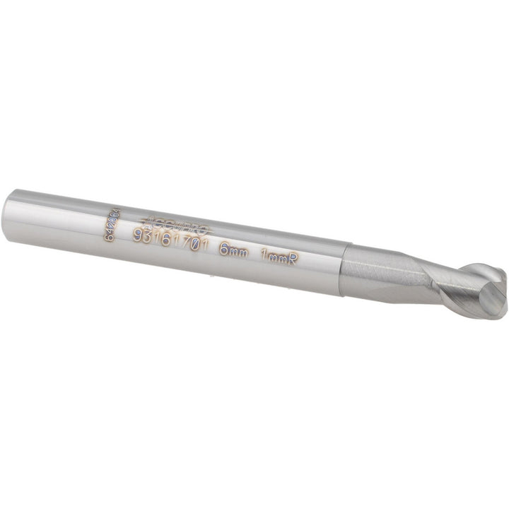 0.2362" 2-Flute Solid Carbide Corner Radius End Mill - Accupro 12177369