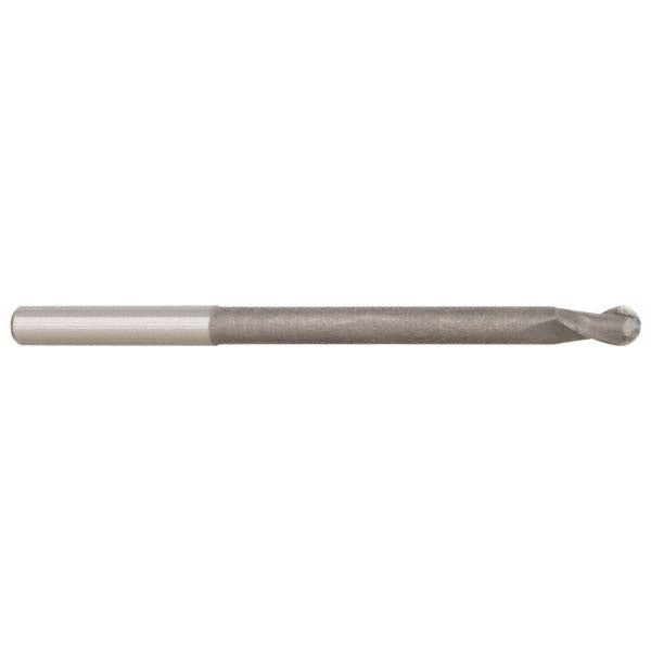 0.4724" 4-Flute Solid Carbide Ball End Mill - Accupro 12177249