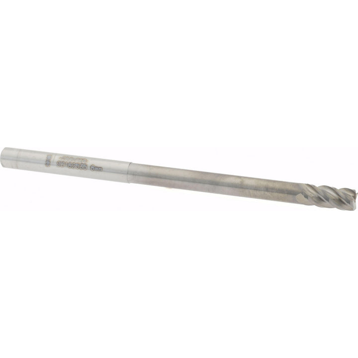 0.2362" 4-Flute Solid Carbide Square End Mill - Accupro 12177209