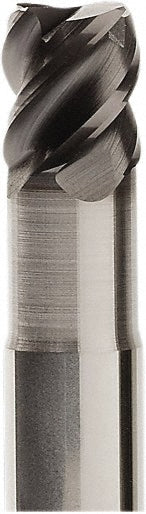 0.3937" 4-Flute Solid Carbide Corner Radius End Mill, MEGA-64 - Seco 02587630