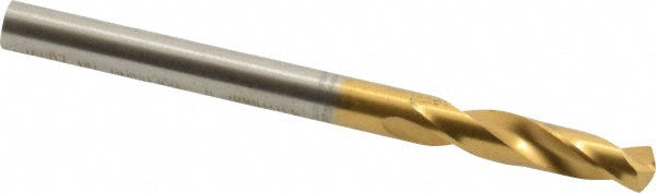 #12 Cobalt Stub Drill Bit, Coated, 130° point - Guhring 9006590048000