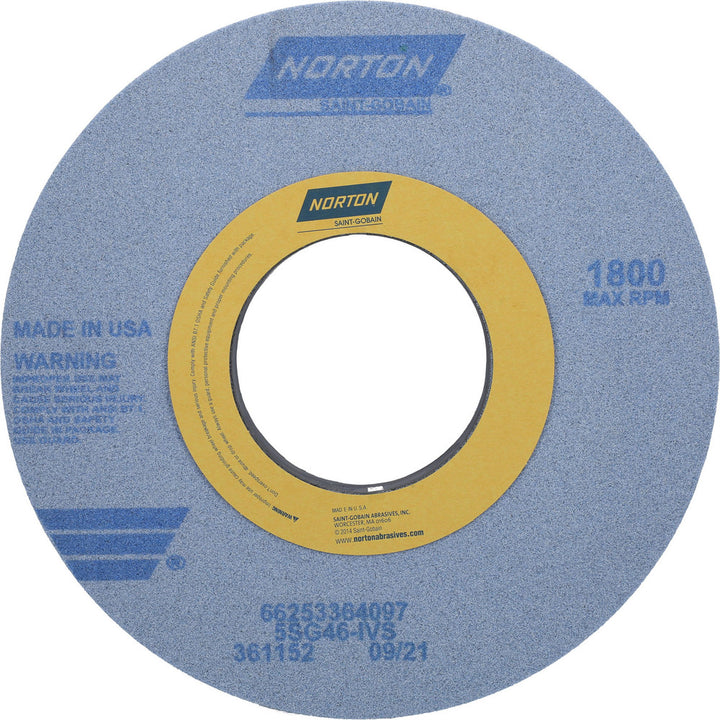 14 x 1-1/2" 46-Grit Ceramic Grinding & Cutoff Wheel - Norton 66253364097