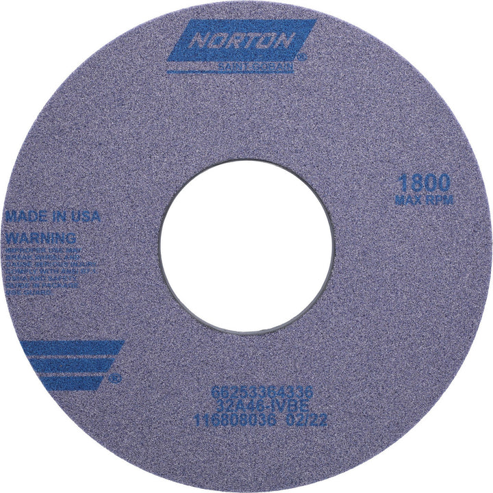 14 x 1-1/2" 46-Grit Aluminum Oxide Grinding & Cutoff Wheel - Norton 66253364336
