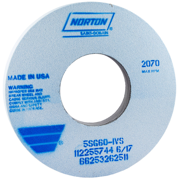12 x 1" 60-Grit Ceramic Grinding & Cutoff Wheel - Norton 66253262511