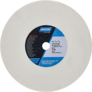 6 x 1/2" 80-Grit Aluminum Oxide Grinding & Cutoff Wheel - Norton 66252836548