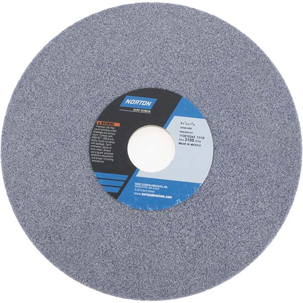8 x 1/4" 46-Grit Aluminum Oxide Grinding & Cutoff Wheel - Norton 66253043310