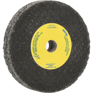 3 x 1/2" 24-Grit Aluminum Oxide Grinding & Cutoff Wheel - Norton 66243522417