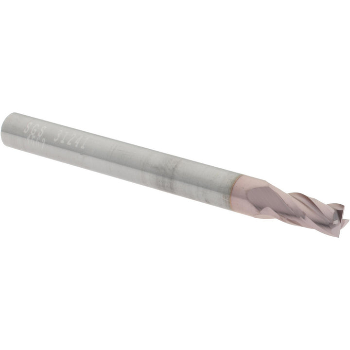 5/32" 4-Flute Solid Carbide Square End Mill, TiCN - SGS 31241
