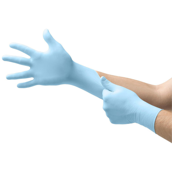 Blue Nitrile Gloves - Ansell XC-310-XS