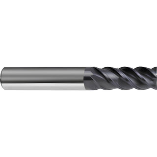 1/4" 4-Flute Solid Carbide Corner Radius & Corner Chamfer End Mill, AlTiN - Guhring 9067730063500