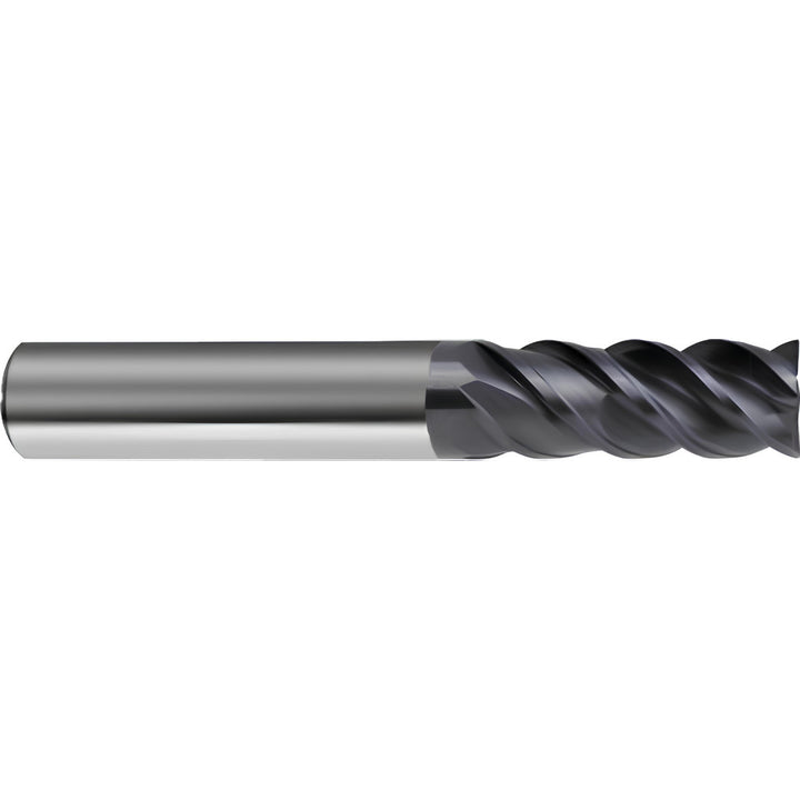 1/8" 4-Flute Solid Carbide Corner Radius & Corner Chamfer End Mill, AlTiN - Guhring 9067730031700