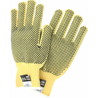 Large Yellow Kevlar Cut-Resistant Gloves - MCR Safety 9366KFL