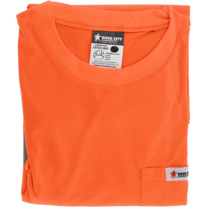 5X-Large High-Visibility Orange High-Visibility Protective Garment - MCR Safety LSTSCL3MOX5