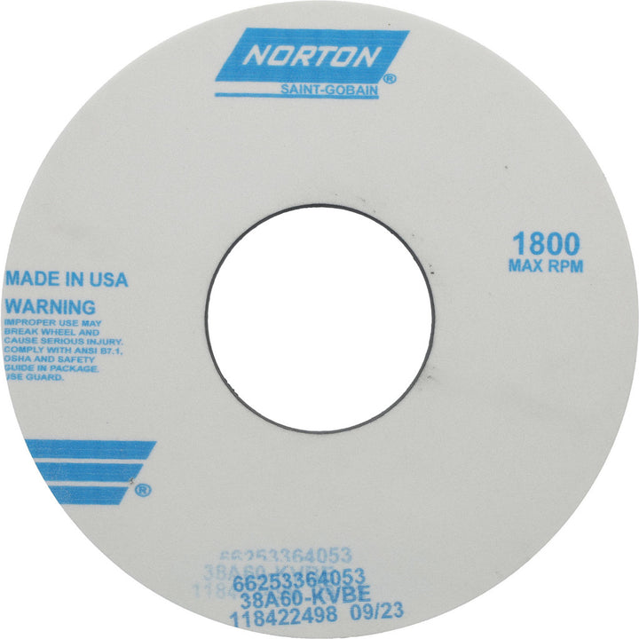 14 x 1" 60-Grit Aluminum Oxide Grinding & Cutoff Wheel - Norton 66253364053