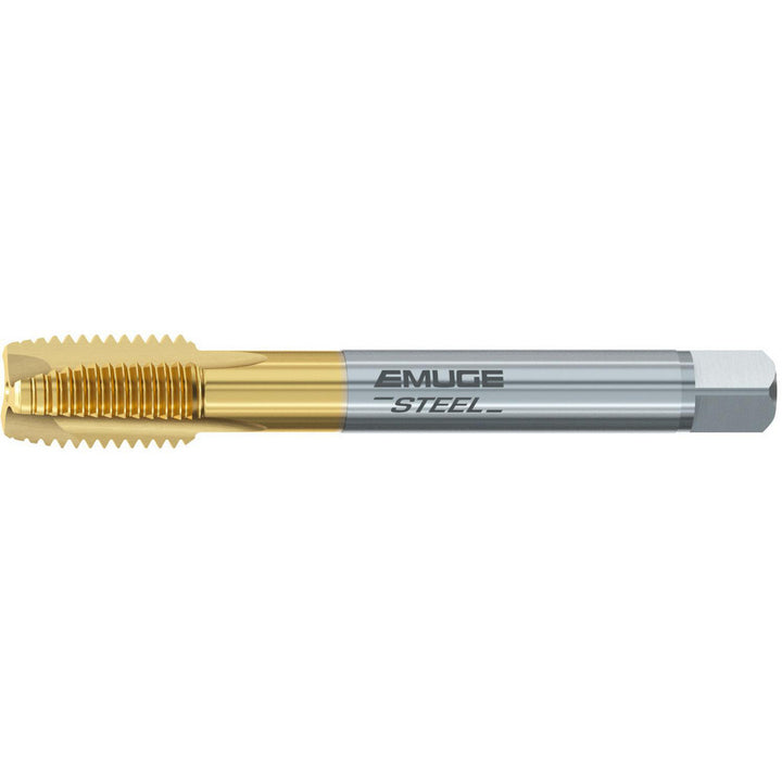 7/8-9 UNC HSS-E Cobalt Spiral Point Tap, TiN - Emuge CU208400.5017