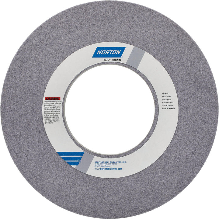 12 x 1" 60-Grit Aluminum Oxide Grinding & Cutoff Wheel - Norton 66253262686