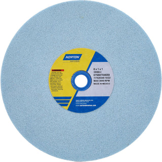 8 x 1" 60-Grit Ceramic Alumina Grinding & Cutoff Wheel - Norton 07660704659