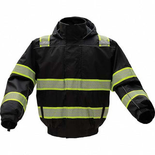 X-Large Black; Black Cold Weather; Waterproof Protective Garment - GSS Safety 8513-XL
