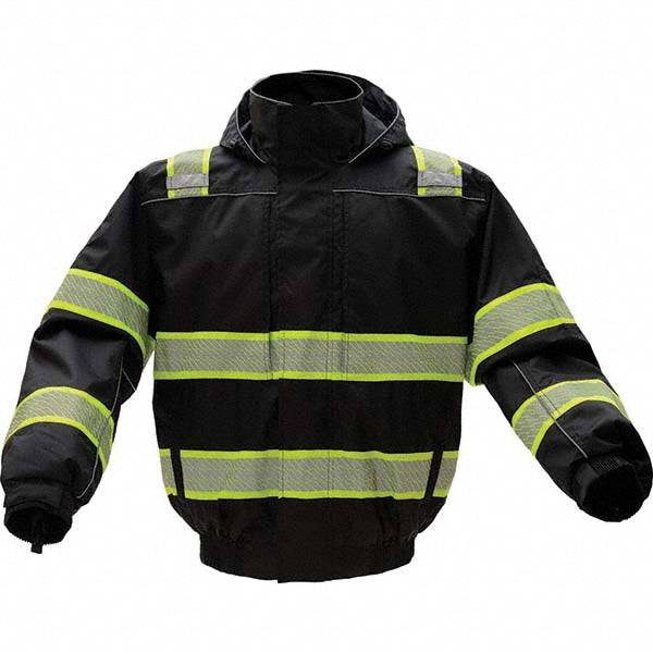 X-Large Black; Black Cold Weather; Waterproof Protective Garment - GSS Safety 8513-XL